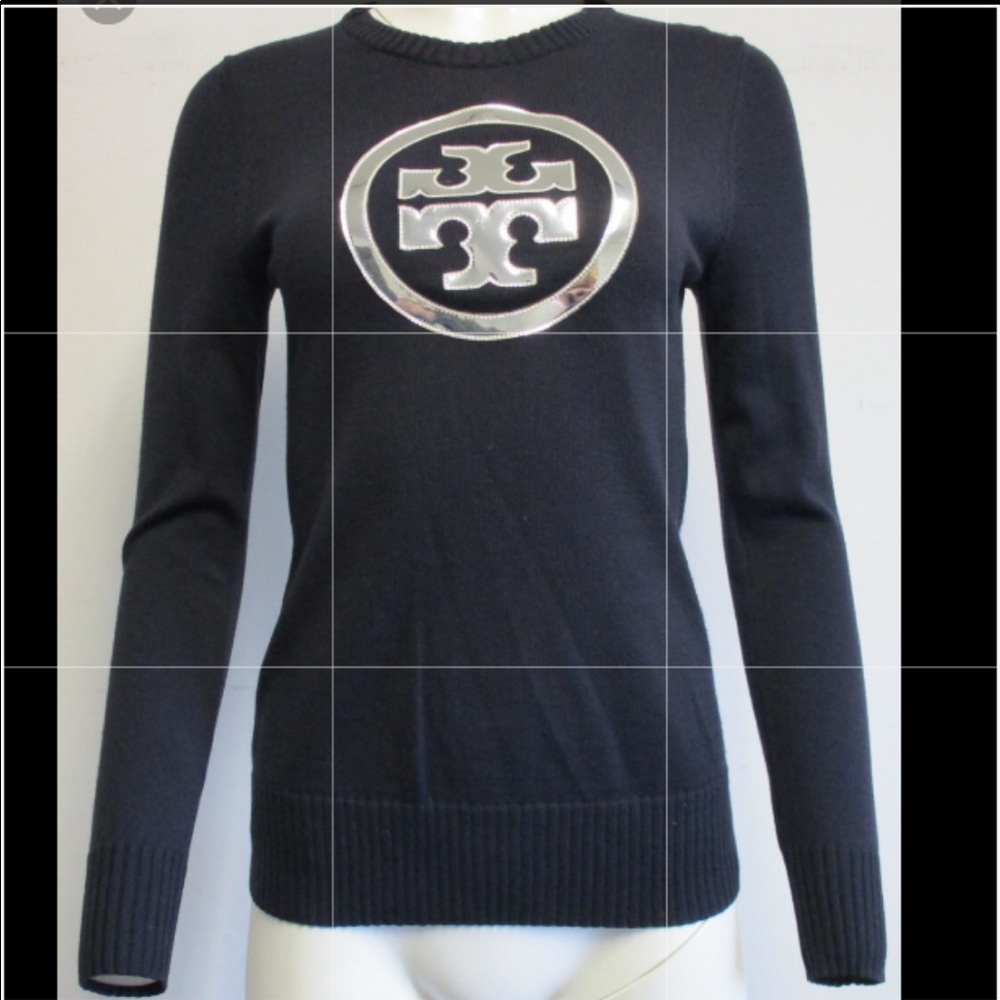 Tory Burch Logo Wool Sweater